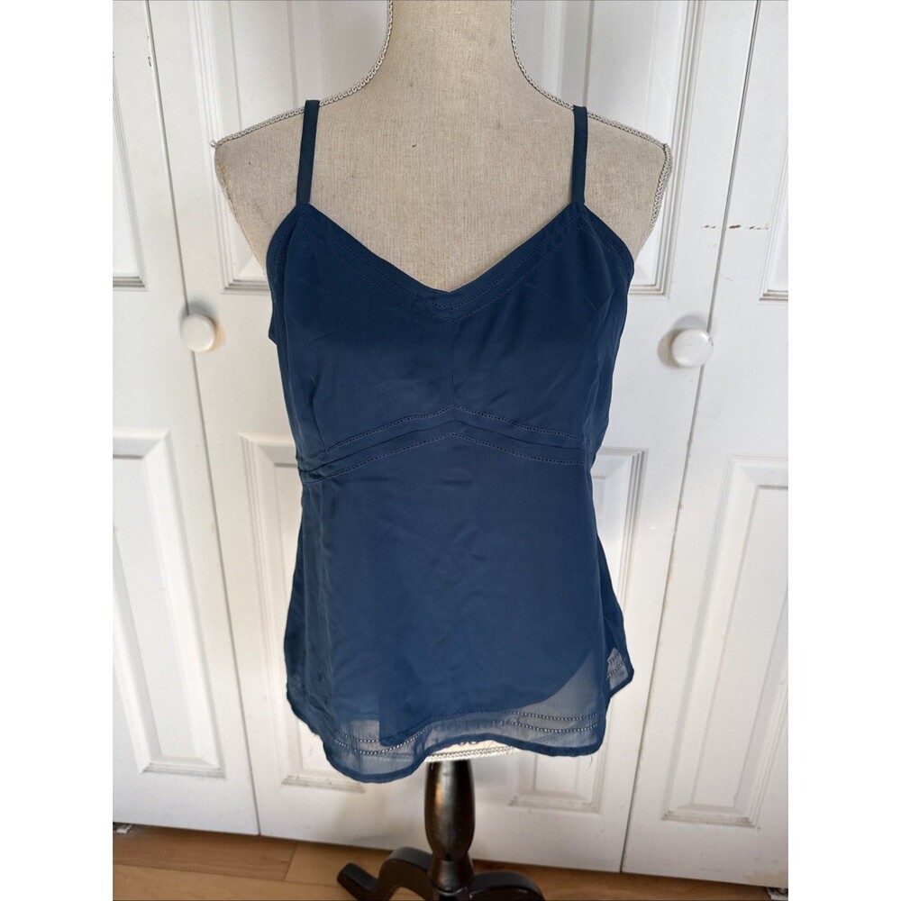 Y2K BABYDOLL TANK Express Blue Tank Top Women’s Size 12